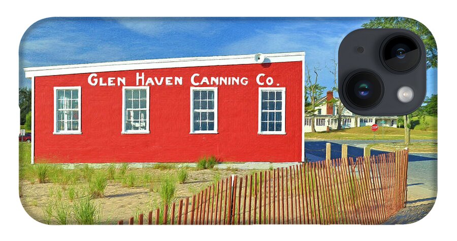 Glen Haven Canning Co. iPhone 14 Case featuring the digital art Glen Haven Canning Co. by Digital Photographic Arts