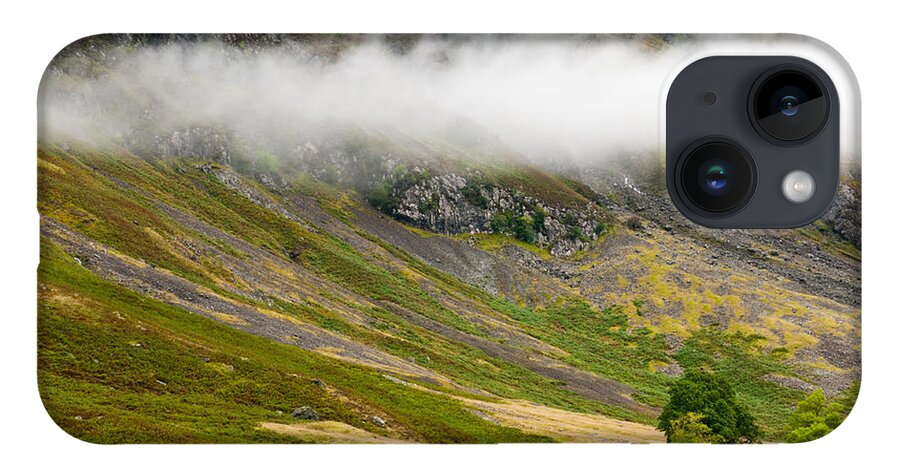 Michalakis Ppalis iPhone Case featuring the photograph Misty Mountain Landscape by Michalakis Ppalis