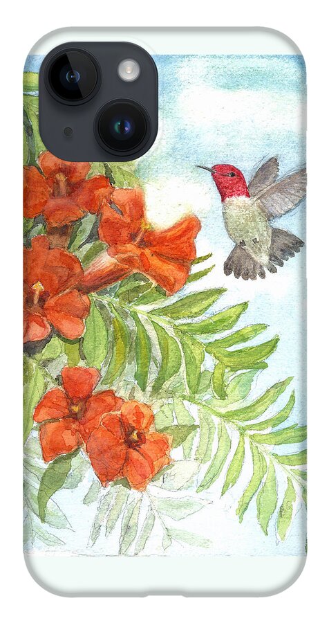 Bird iPhone Case featuring the painting Great Expectations by Marlene Schwartz Massey