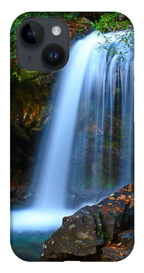 Nunweiler iPhone 14 Case featuring the photograph Grotto Falls by Nunweiler Photography