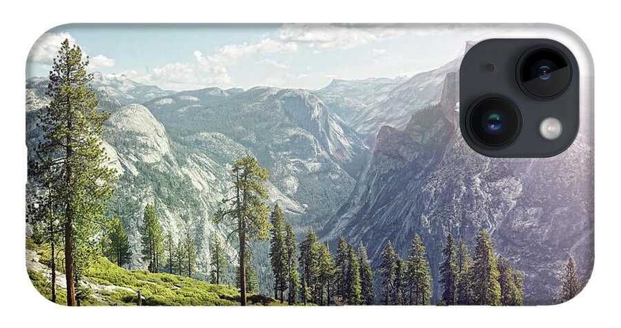 Scenics iPhone 14 Case featuring the photograph Half Dome In Yosemite With Foreground by James O'neil