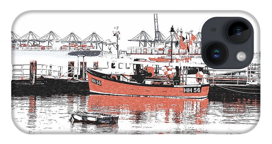 Richard Reeve iPhone Case featuring the photograph Harwich - Fishing Boat by Richard Reeve