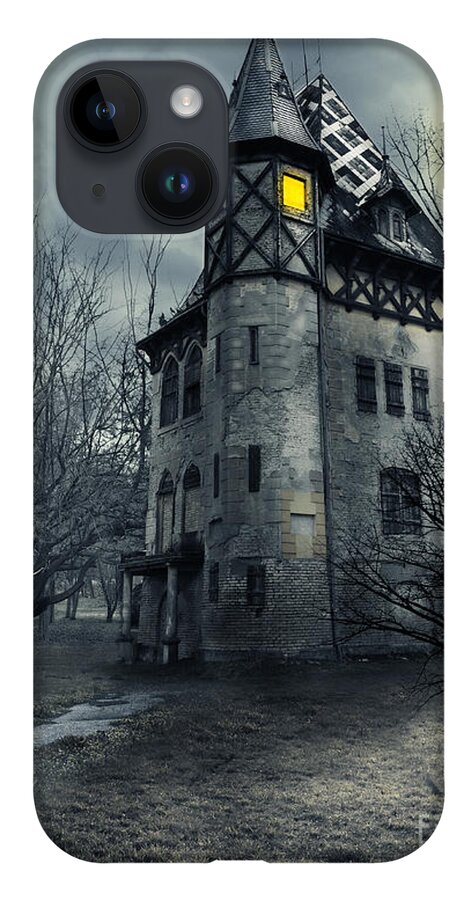 House iPhone Case featuring the photograph Haunted house by Jelena Jovanovic