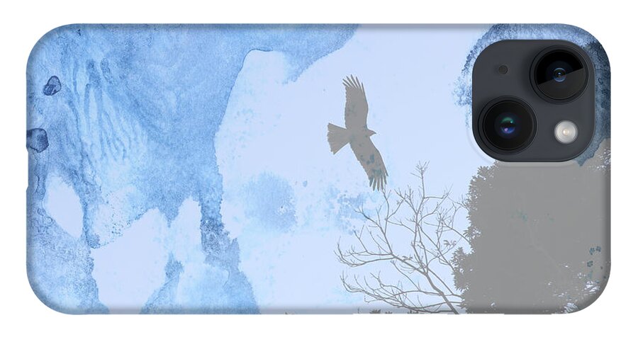 Hawk iPhone Case featuring the photograph Hawk in Flight 1 by Beverly Claire Kaiya