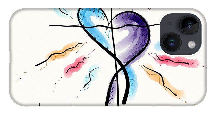 Heal iPhone 14 Case featuring the drawing Heal... by Jason Nicholas