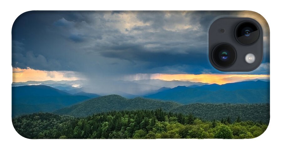 Autumn iPhone 14 Case featuring the photograph Here Comes the Rain by Joye Ardyn Durham