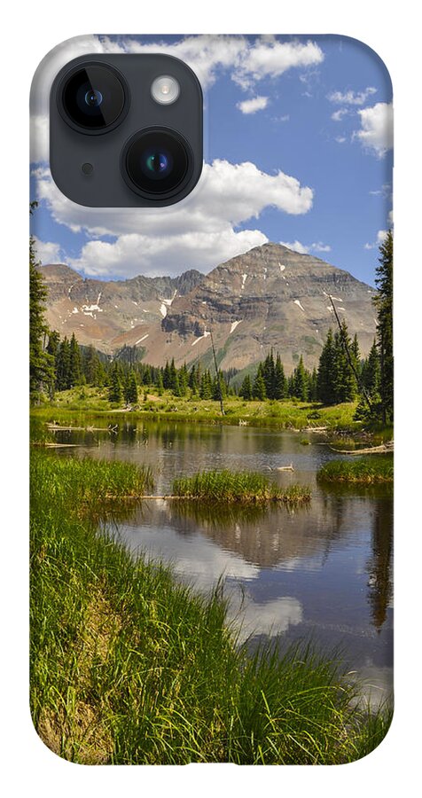 Colorado iPhone Case featuring the photograph Hesperus Mountain Reflection by Aaron Spong
