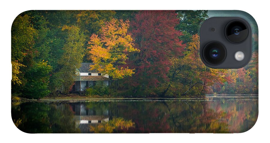 Fall iPhone 14 Case featuring the photograph Hidden House by David Downs