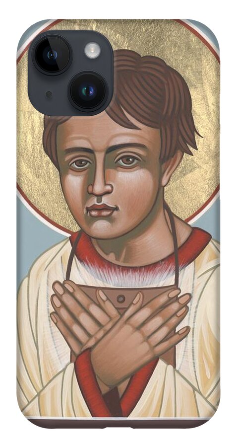 St. Tarcisius iPhone 14 Case featuring the painting Holy Martyr St. Tarcisius Patron of Altar Servers 271 by William Hart McNichols