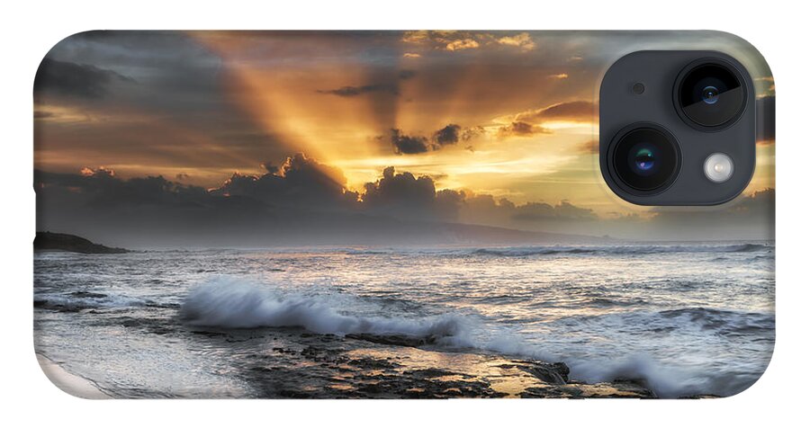 Maui iPhone 14 Case featuring the photograph Ho'okipa Sunset by Chuck Jason