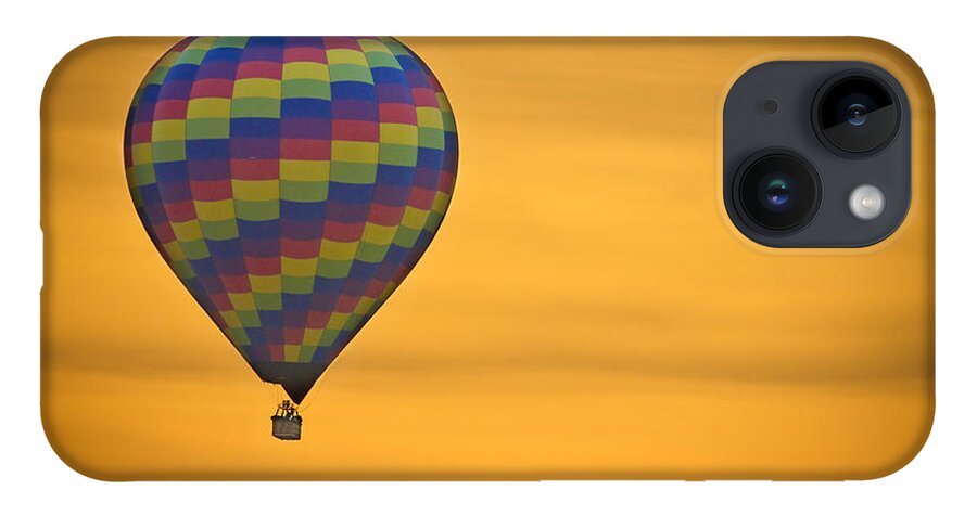 'hot Air Balloon' iPhone Case featuring the photograph Hot Air Balloon Golden Flight by James BO Insogna