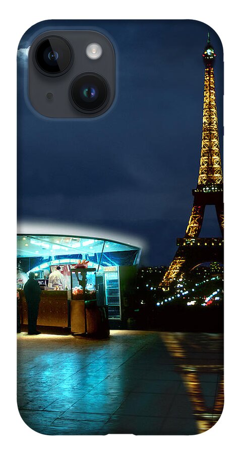 Paris iPhone 14 Case featuring the photograph Hot Dog in Paris by Mike McGlothlen