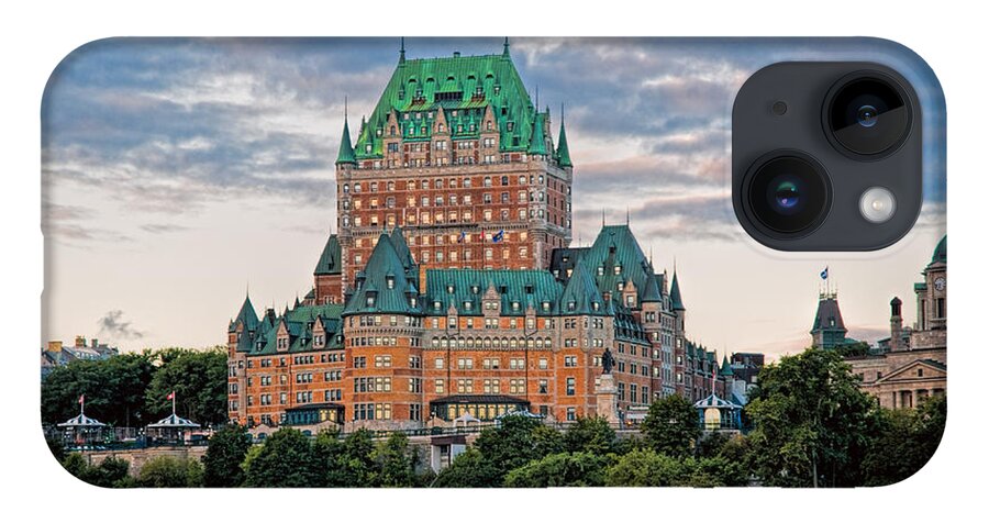 Architecture iPhone 14 Case featuring the photograph Fairmont Le Chateau Frontenac by Ginger Wakem