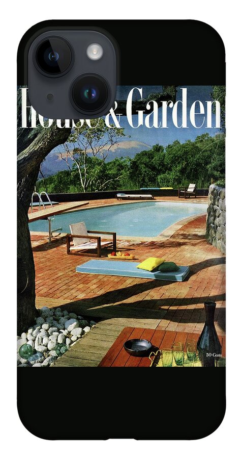 House And Garden Cover Featuring A Terrace iPhone Case