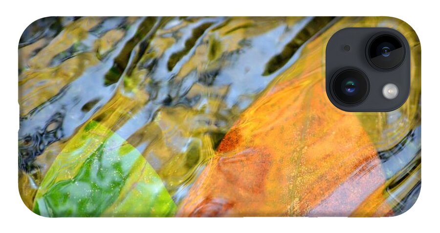 Leaves iPhone 14 Case featuring the photograph Hydrodynamic Duo by Laureen Murtha Menzl