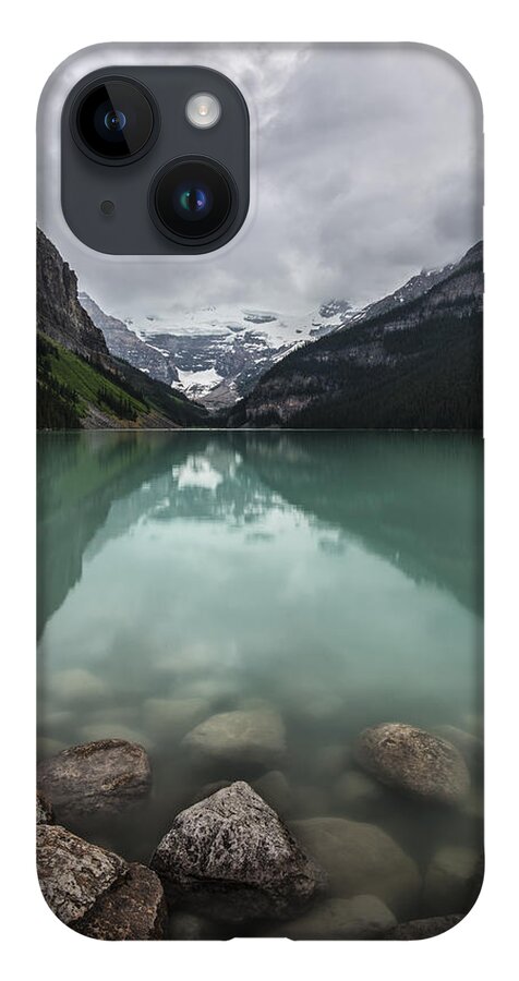 Acrylic iPhone 14 Case featuring the photograph I Feel Cloudy by Jon Glaser