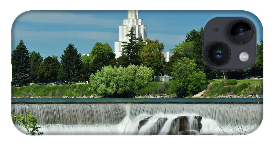 Idaho Falls iPhone 14 Case featuring the photograph Idaho Falls Temple by Greg Norrell