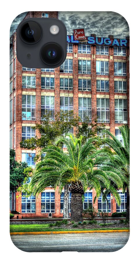 Imperial Sugar Factory Daytime Hdr iPhone 14 Case featuring the photograph Imperial Sugar Factory Daytime HDR by David Morefield