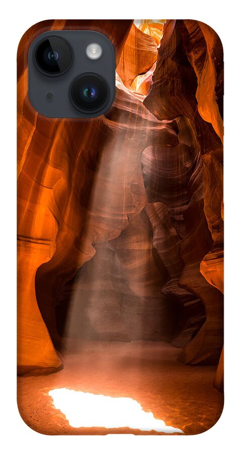 Antelope Canyon iPhone 14 Case featuring the photograph In the Spotlight by Brad Brizek
