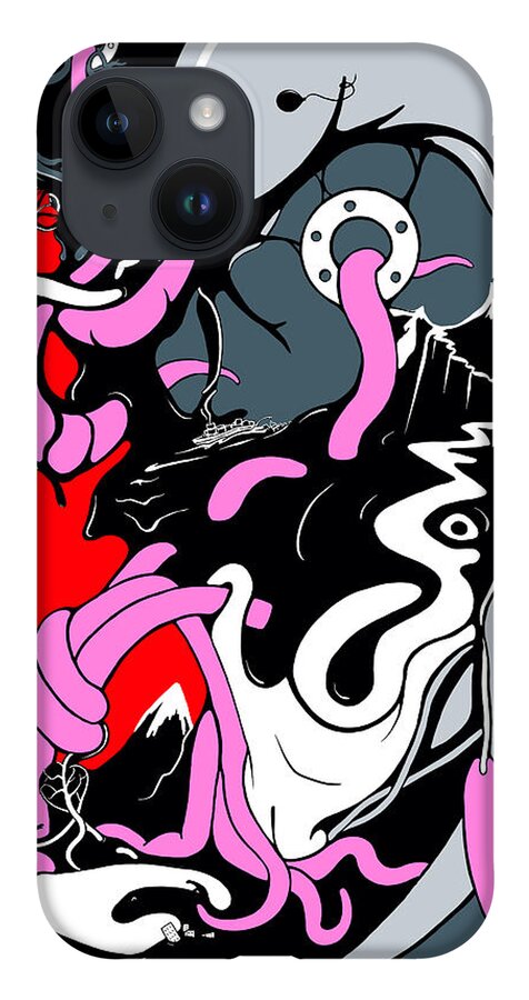 Insanity iPhone 14 Case featuring the digital art Insanity by Craig Tilley