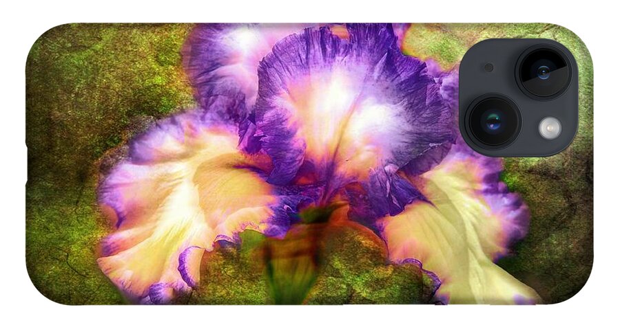 Iris iPhone 14 Case featuring the painting Iris Beauty by Lilia D