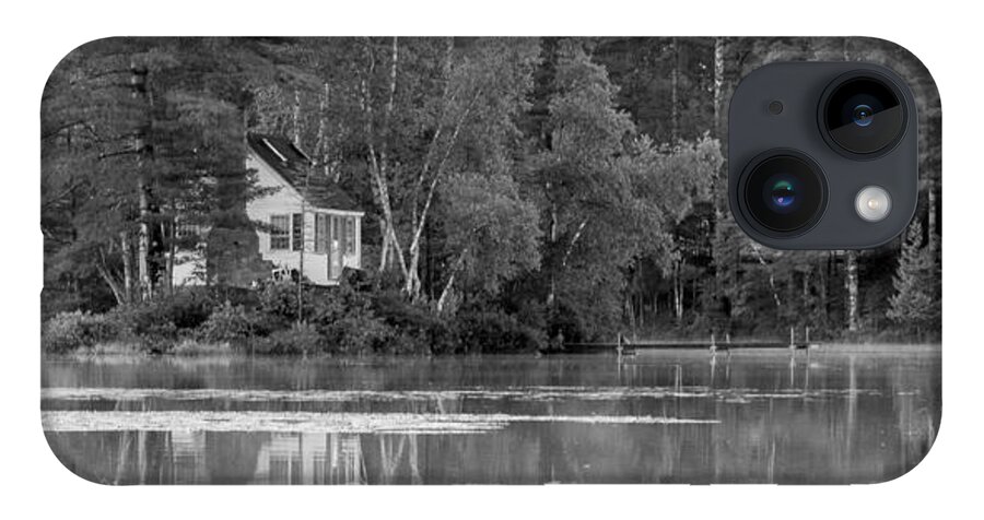 Maine iPhone 14 Case featuring the photograph Island Cabin - Maine by Steven Ralser