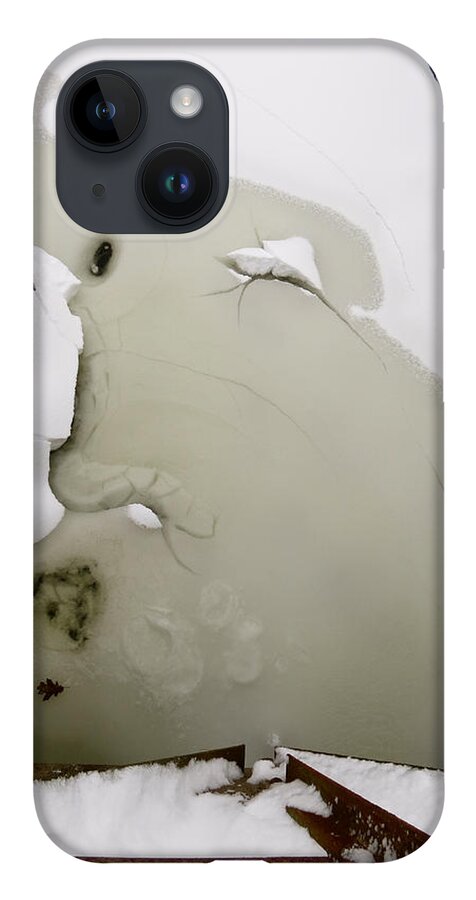 Ice iPhone 14 Case featuring the photograph Jack Frost Nipping at Your Nose by Azthet Photography