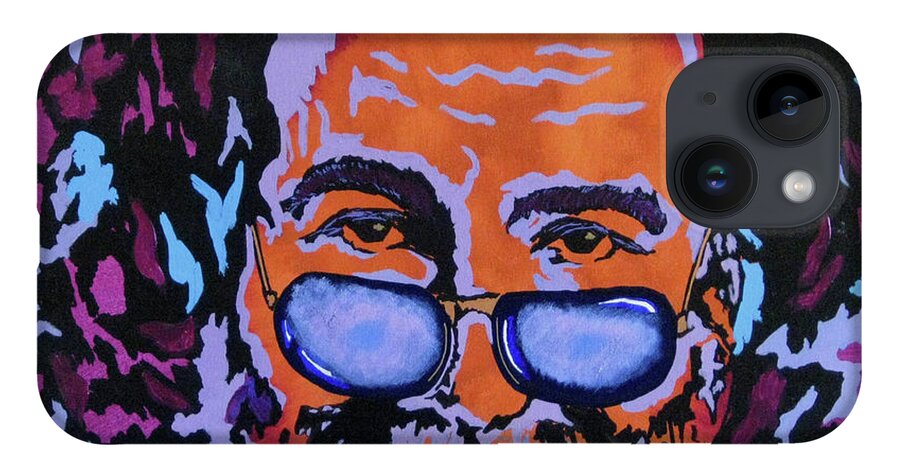 Jerry Garcia Paintings iPhone 14 Case featuring the painting Jerry Garcia-It's A Me Thing by Bill Manson