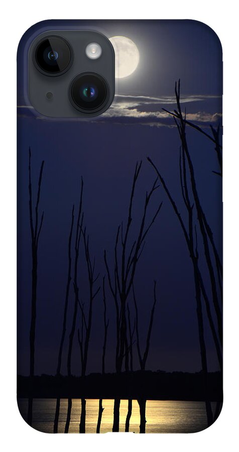 July 2014 Super Moon iPhone Case featuring the photograph July 2014 Super Moon by Raymond Salani III