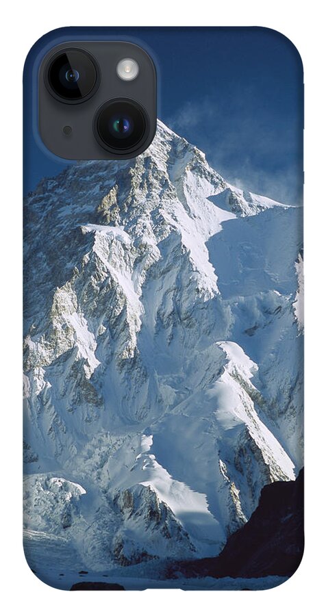Feb0514 iPhone 14 Case featuring the photograph K2 At Dawn Pakistan by Colin Monteath