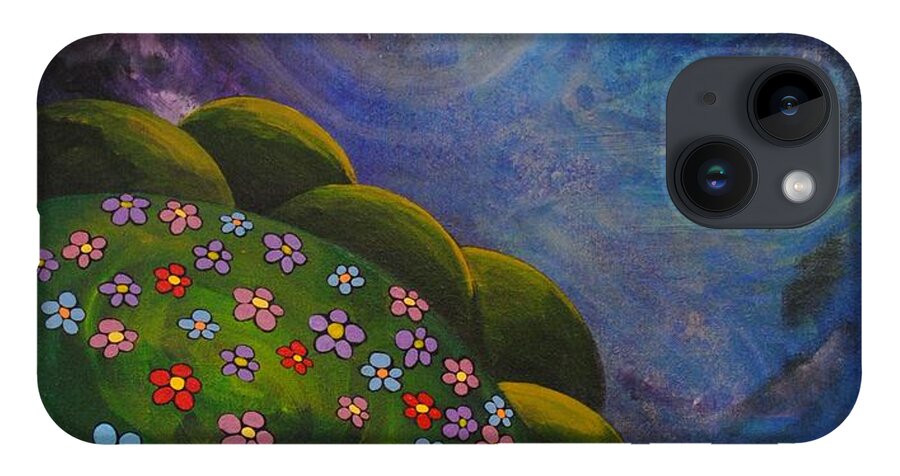 Landscape iPhone 14 Case featuring the painting Landscape by Mindy Huntress