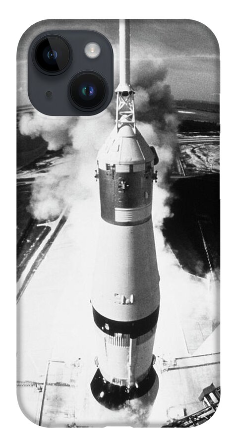 Apollo 11 iPhone Case featuring the photograph Launch Of Apollo 11 Mission On A Saturn V Rocket by Nasa/science Photo Library