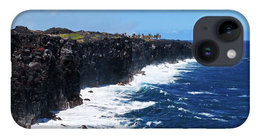 Cliff iPhone 14 Case featuring the photograph Lava Shore by Christi Kraft