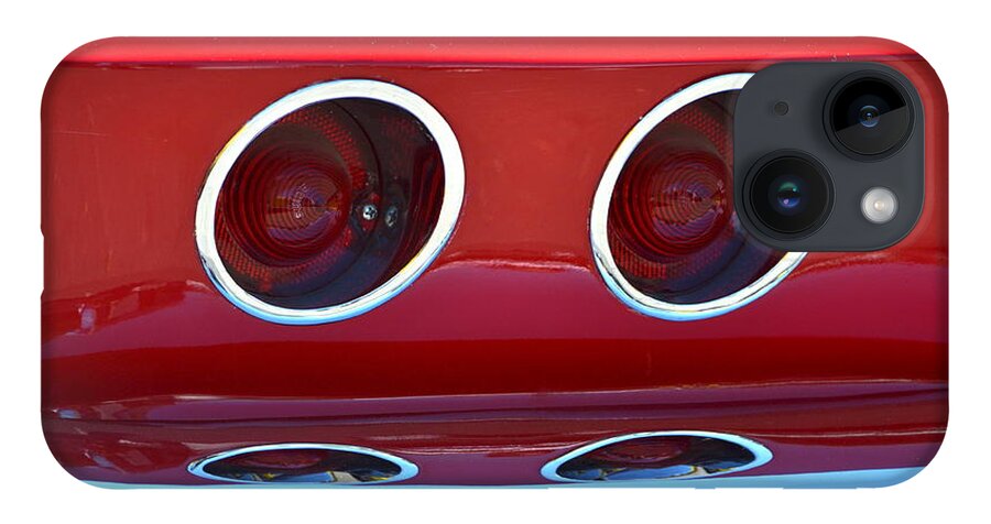 Red iPhone 14 Case featuring the photograph Little Red Corvette by Dean Ferreira
