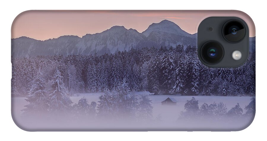 Winter iPhone 14 Case featuring the photograph Lost in the Mist by Dominique Dubied