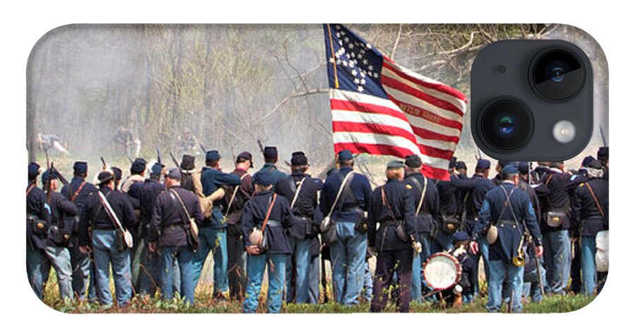 Civil War Reenactment iPhone Case featuring the photograph Lovely Flag by Alice Gipson