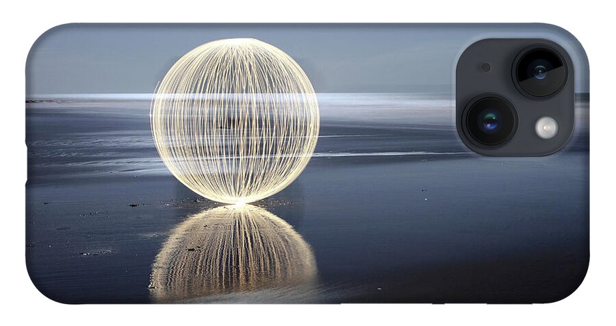 Light Painting iPhone Case featuring the photograph Low Tide Reflection by Andrew John Wells