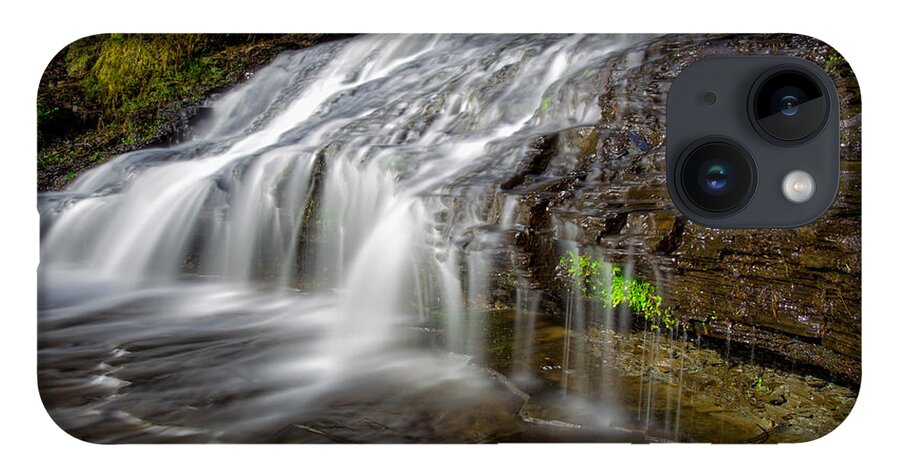 Bush iPhone Case featuring the photograph Lower Little Falls by Jakub Sisak
