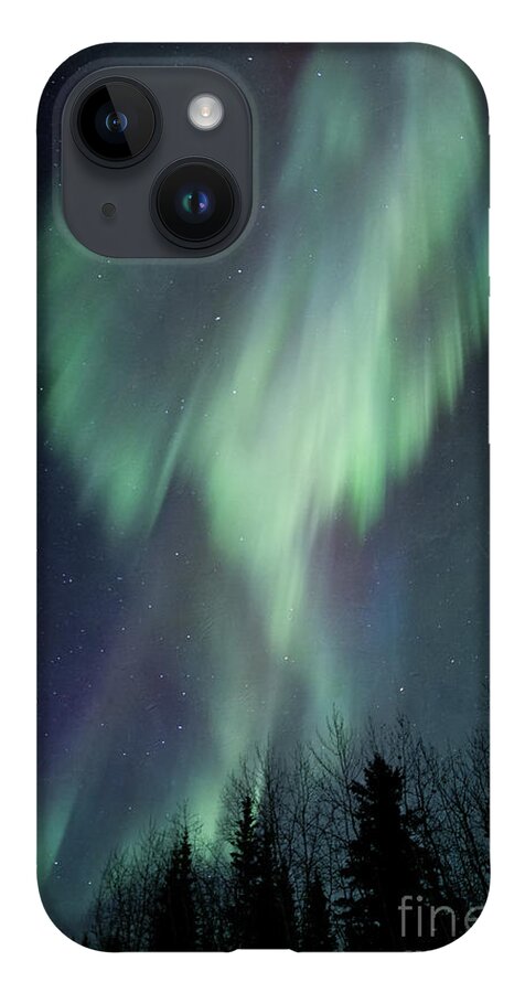 Aurora Borealis iPhone 14 Case featuring the photograph Lucid Dream by Priska Wettstein