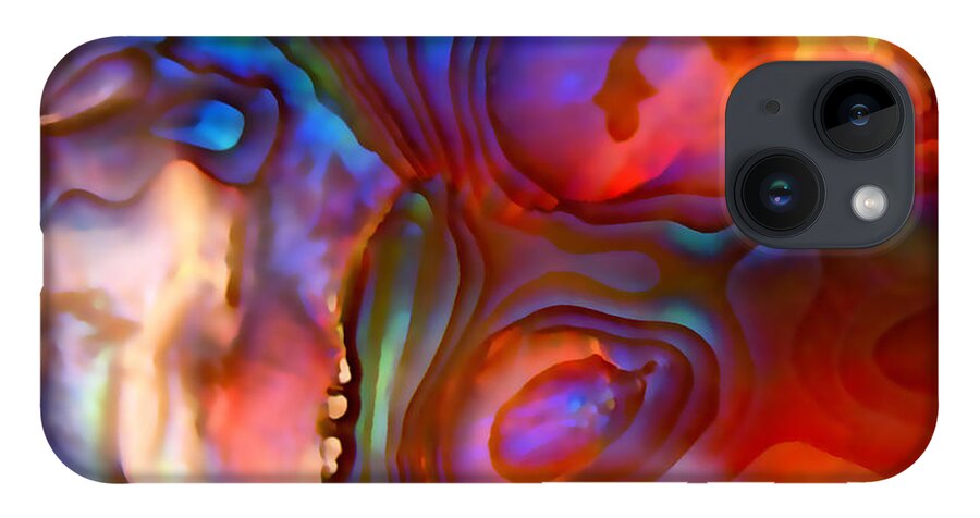Abstract iPhone 14 Case featuring the photograph Magic Shell 2 by Rona Black