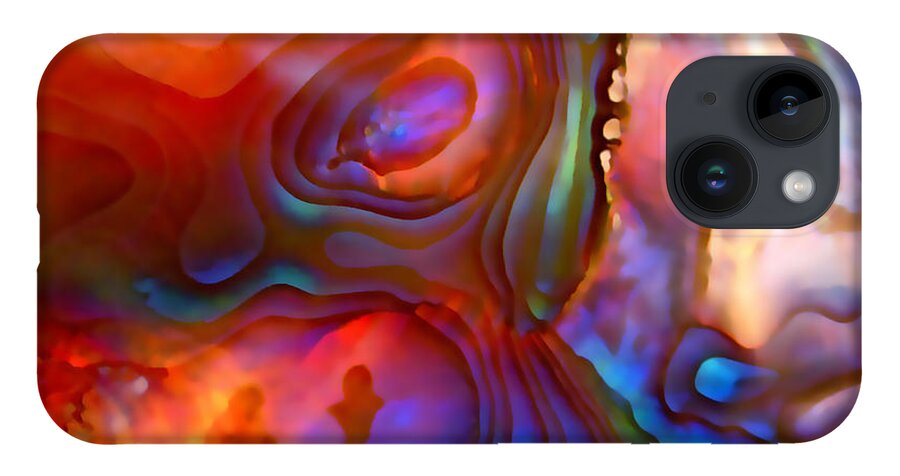 Abstract iPhone 14 Case featuring the photograph Magic Shell by Rona Black