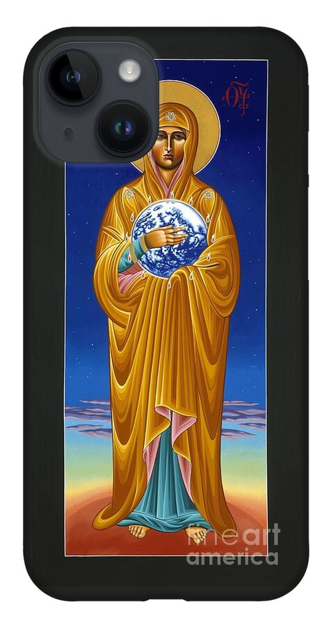 Mother Of All Nations iPhone 14 Case featuring the painting Mary Most Holy Mother of All Nations 080 by William Hart McNichols