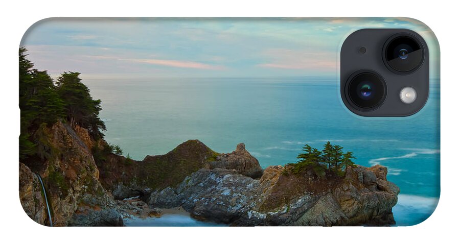 Coastline iPhone 14 Case featuring the photograph McWay Falls At Sunrise by Jonathan Nguyen