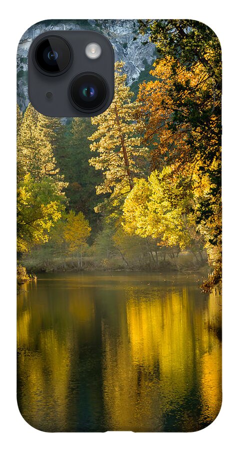 Merced River iPhone 14 Case featuring the photograph Merced Colors by Chuck Jason