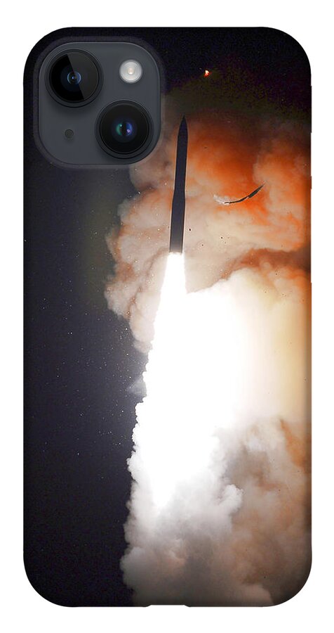 Missile iPhone Case featuring the photograph Minuteman IIi Missile Test by Science Source