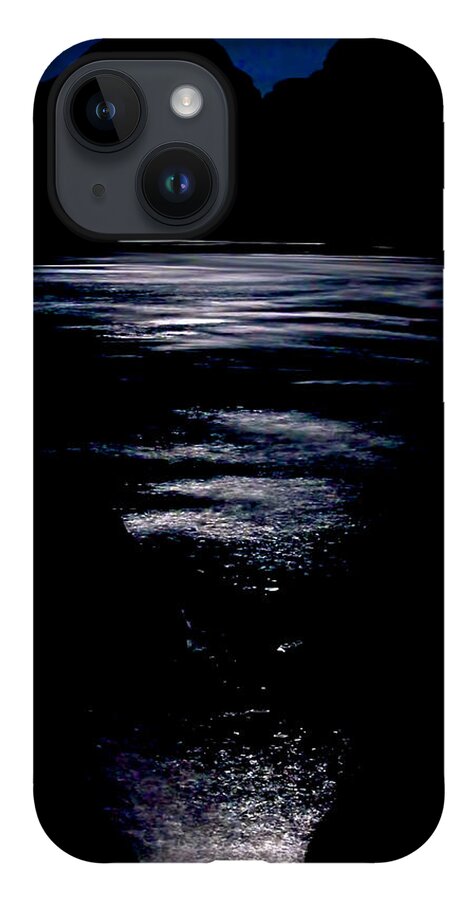 Moon iPhone 14 Case featuring the photograph Moon Water by Britt Runyon