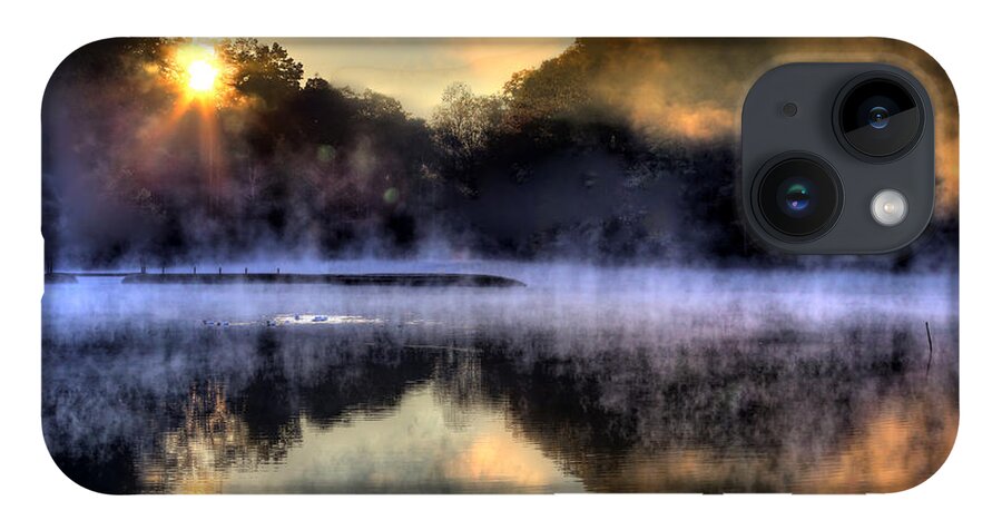 Lake iPhone 14 Case featuring the photograph Morning Mist by Steve Parr