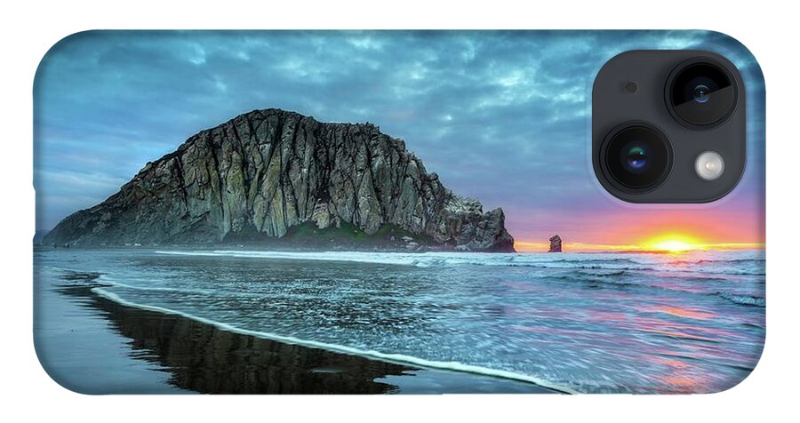 Tranquility iPhone 14 Case featuring the photograph Morro Sunset by Tom Grubbe