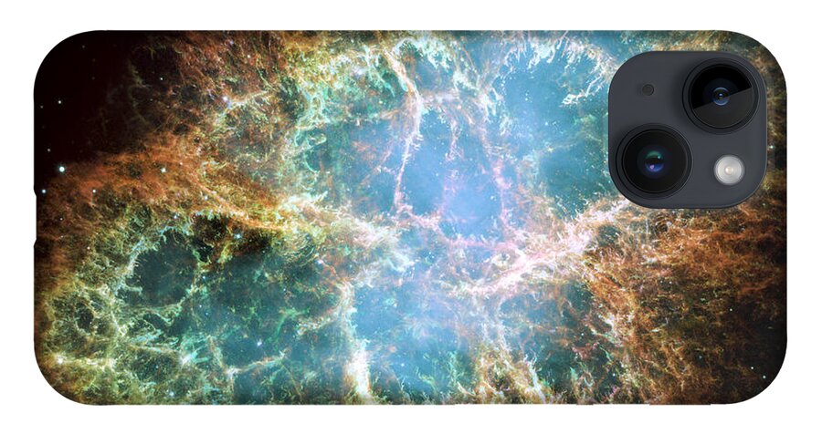 3scape iPhone 14 Case featuring the photograph Most detailed image of the Crab Nebula by Adam Romanowicz