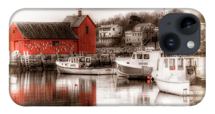 Motif 1 iPhone 14 Case featuring the photograph Motif 1 Rockport MA by Brenda Giasson
